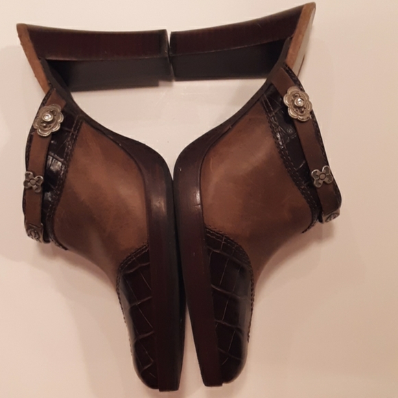 Unis brown western clog mule heels - Picture 4 of 8